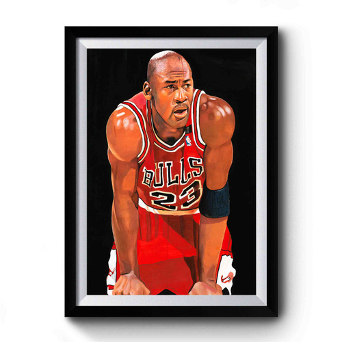 Michael Jordan Pop Art 1 Premium Poster